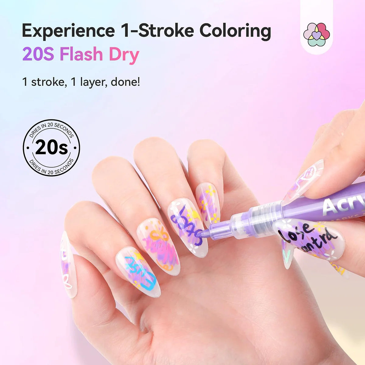 Nail Art Pens – 12 färger