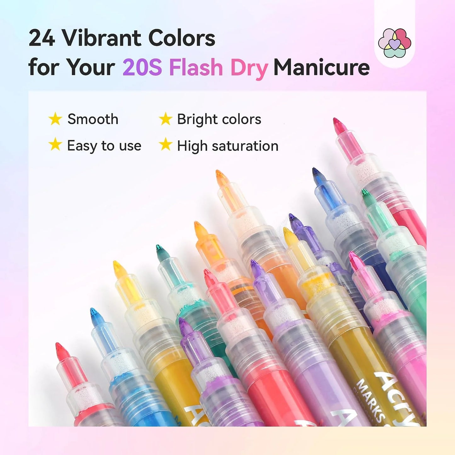 Nail Art Pens – 12 färger